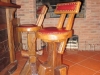 13-hrastove rustikalne barske stolica