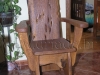 66-rustikalna hrastova stolica